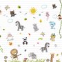 Niedliche Babytiere mit Sonne Fototapete