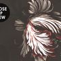 Dutch Flower Peony with Tulips Dark Floral Wallpaper Mural
