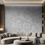 Monochrome Tropical Botanical Wallpaper Mural