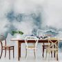 Dark Fog Pattern Wallpaper Mural