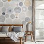 Fancy Abstract Circles Wallpaper Mural