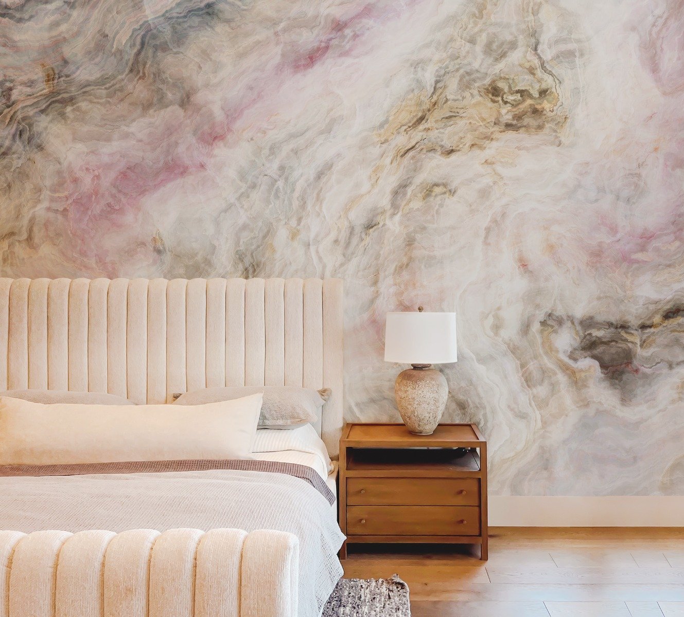 Bunte Onyx Marmor Fototapete - Selbstklebende