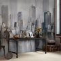 Aquarellmalerei New York City Landschaft Fototapete