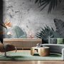 Old Tropical Leaf Wallpaper Mural