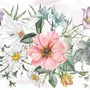 Watercolor Large Floral Bouquet Wallpaper Mural