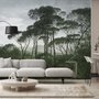 Tropical Nature Landscape with Birds Wallpaper Mural