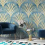 Soft Gatsby Style Art Deco Wallpaper Mural