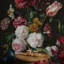 Dutch Florals Still Life Flowers in Vase Wallpaper Mural