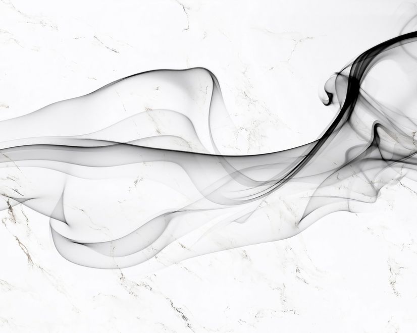 Dark Smoke with Marble Pattern Wallpaper Mural
