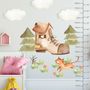 Kids Woodland Shoe with Cute Cats Wall Decal Sticker