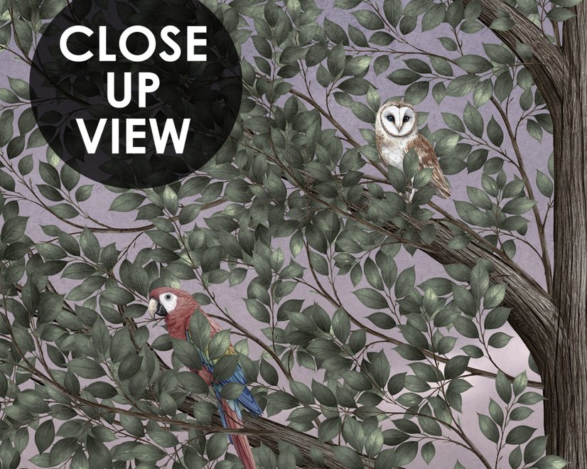 Kids Forest Animals Landscape Wallpaper Mural