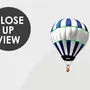 Kids Mountains Hot Air Balloon Wallpaper Mural