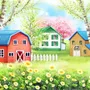 Oil Painting Floral Garden Wallpaper Mural