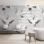 Crane Birds Wallpaper Mural
