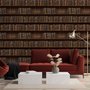Vintage Bibliothek Fototapete