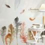 Vintage Feather Wallpaper Mural