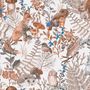 Aquarell Niedliche Kinder Waldbewohner Fototapete im Wald