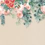 Aquarell Blumen Fototapete