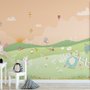 Kinderzimmer Cartoon Waldlandschaft Fototapete