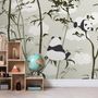 Cute Panda with Bamboo Tree Wallpaper Mural