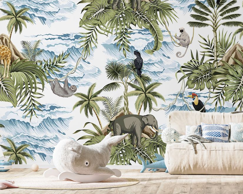 Tropical Paradise Wallpaper Mural