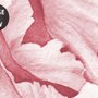 Papier peint panoramique aquarelle rose pivoine fleurie pour chambre d'enfant