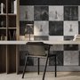 Monochrome Medieval Chessboard Historical Wallpaper Mural