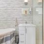 Rustic White Wood Texture Effect Wallpaper Mural