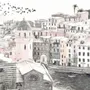 Charcoal City Wallpaper Mural
