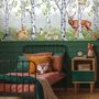 Kids Woodland Animals in the Forest Wallpaper Mural