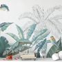 Greeny Tropical Leaves Wallpaper Mural