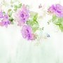 Aquarell-Pfingstrosen-Fototapete