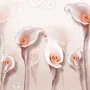 Elegant Calla Lily 3D Floral Wallpaper Mural