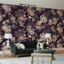 Vintage Dark Floral Bouquet Wallpaper Mural