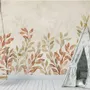 Papier peint panoramique feuilles d'automne vintage