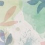 Papier peint panoramique fleurs abstraites aquarelle