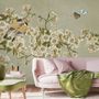 Cream Begonia Blossom Floral Art Wallpaper Mural