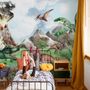 Kids Dinosaur with Trex Jurassic World Wallpaper Mural
