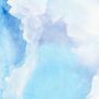 Watercolor Blue Brush Wallpaper Mural
