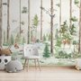 Fototapete Kinder Waldtiere im Dschungel