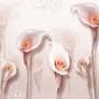Elegante Calla-Lilie 3D Blumen Fototapete
