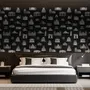 Vintage World Architecture Sketch Wallpaper Mural