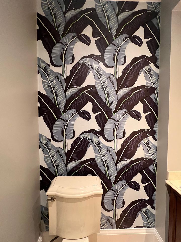 Exotic Banana Leaf Wallpaper Mural