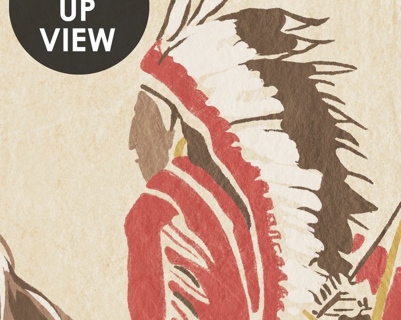 Retro Western Cowboys Wallpaper Mural