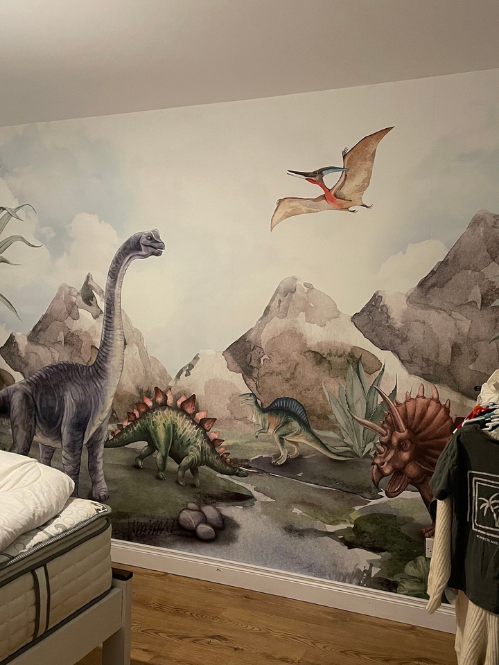 Kids Softs Dinosaur Jurassic World Wallpaper Mural