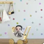 Colorful Little Polka Dots Wall Decal Sticker