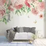 Pink Flower Art Wallpaper Mural