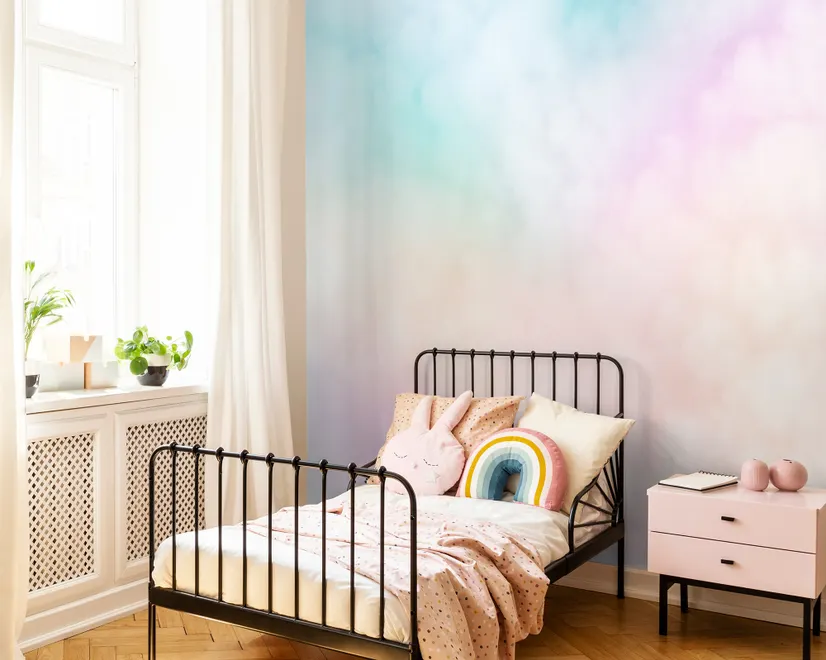 Kids Colorful Sky Cloud Wallpaper Mural