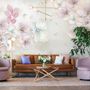 Watercolor Soft Flower Wallpaper Mural