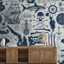 Sailor Map Adventure Kids Wallpaper Mural